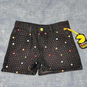 Justice X Pac-Man Rhinestone Shorts